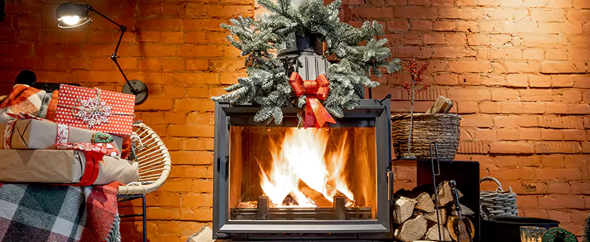 Travis Industries Linear Gas Fireplace Installation in Tonawanda, New York