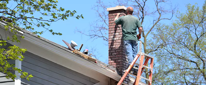 Vinyl and PVC Chimney Flashing Installation in Tonawanda, NY