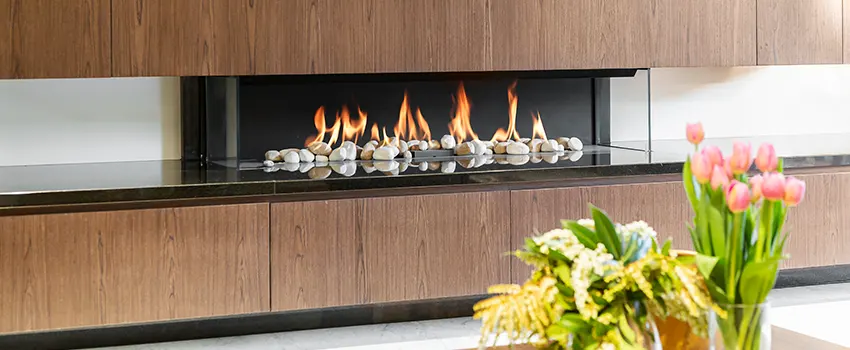 Double-height Fireplace Design Refurbishment in Tonawanda, New York
